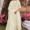 Cross Stitch 3 Pcs Embroidered Jacquard Unstitced lawn Dainty Dove