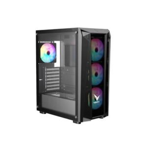 FSP VG15FE Tempered Glass 4 ARGB Fans Gaming Casing With 550W Bronze PSU